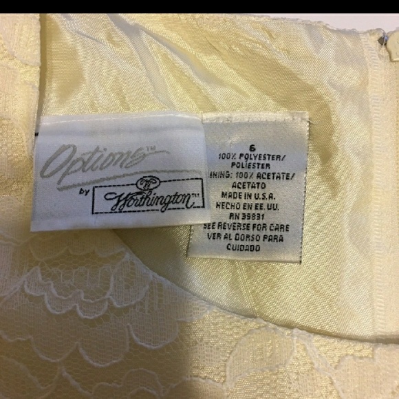 Vintage Ivory Lace Sheath Dress - Picture 2 of 6